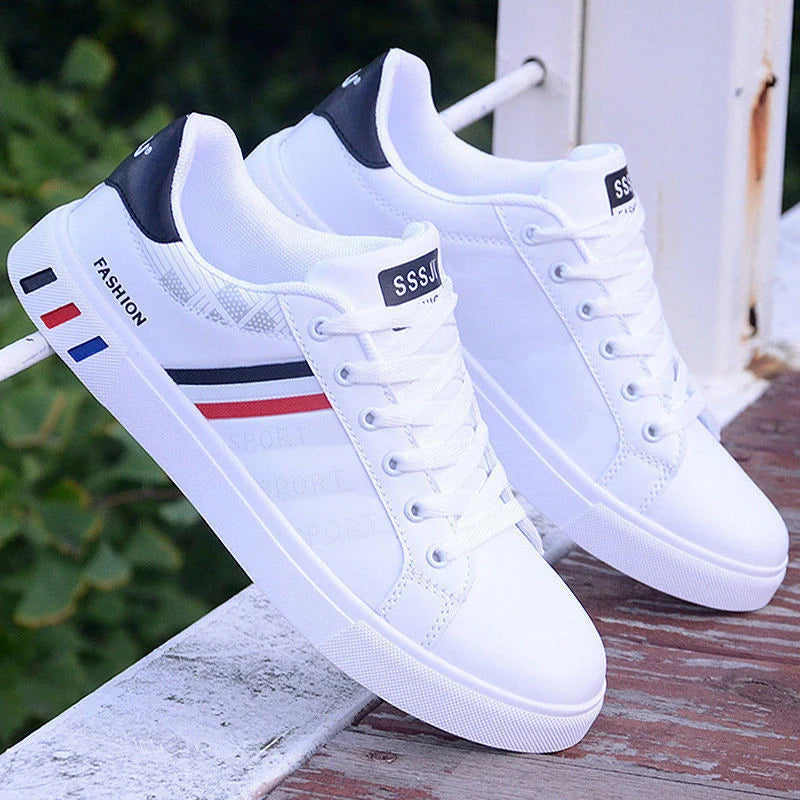 Men's Round Toe Casual Sports Shoes for Commuting, Simple Spring and Autumn Style, Lightweight, Breathable and Comfortable Men's
