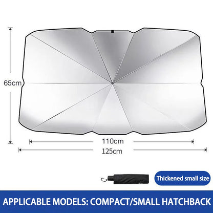 Car parasol inside the front windshield sunscreen sunshade artifact car sunscreen insulation sunshade portable storage