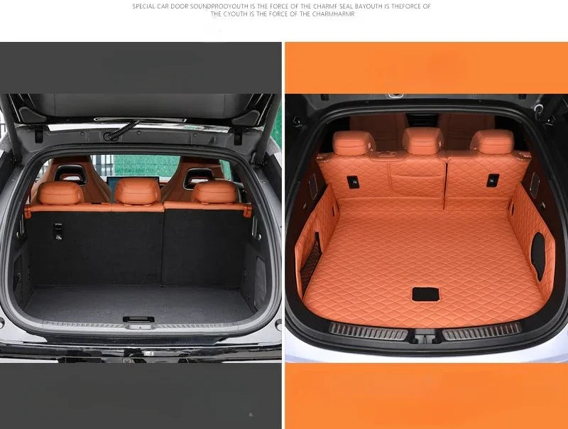For BYD Sealion 7 2025 2024 Custom Car Boot Mat Rear Trunk Liner Cargo Leather Floor Carpet Tray Protector Accessories Mats