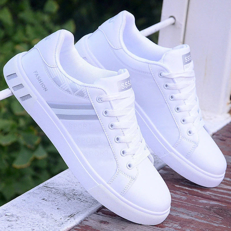 Men's Round Toe Casual Sports Shoes for Commuting, Simple Spring and Autumn Style, Lightweight, Breathable and Comfortable Men's