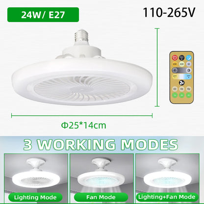 72W Ceiling Fan Ceiling Light 85-265V Ceiling Fans with Light and Remote 3 Colors Dimmable Ceiling Lamps for Living Room Bedroom