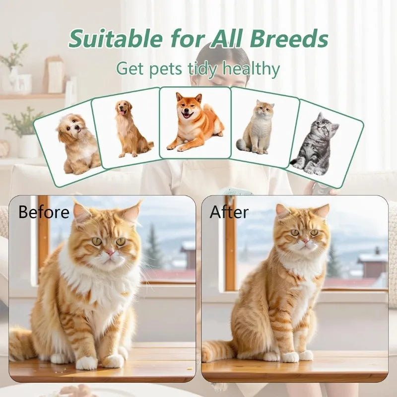 3 in 1 Cat Steam Brush Pet Spray Hair Removal Comb Cat Hair Brush Cat Brush for Shedding & Grooming for Cats Dogs Small Animals