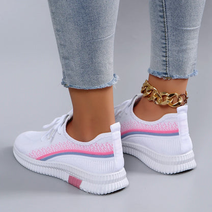 Women's summer breathable mesh flat shoes，women's shoes，casual sneakers shoes, clearance free shipping