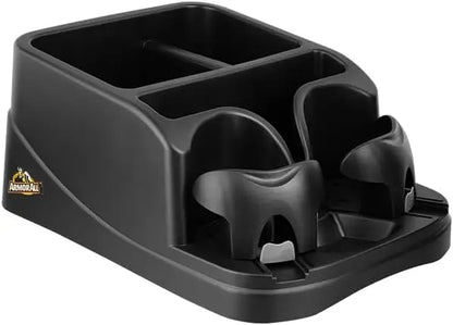 Car Console Armrest Storage Box Rack Car Crevice Seat Tray Organizer With 2 Adjustable Cup Holders For Trucks Stowing Tidying