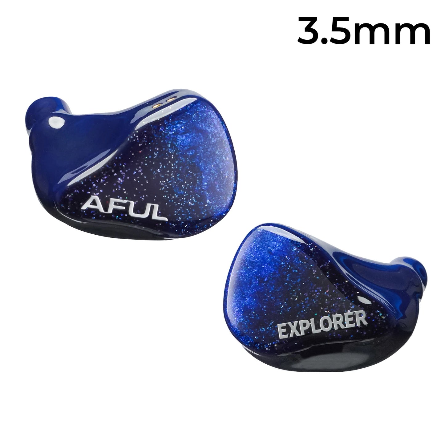 HiFiGo AFUL Explorer Wired Hybrid Earphones 1DD+2BA Hybrid In-Ear Monitors 3D Printed Acoustic Tube RLC Division HiFi Earbuds