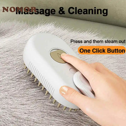 3-in-1 Dog Cat Hair Brush Electric Pet Cleaning Steam Spray Brush Massage Hair Removal Comb Anti Flying Brush