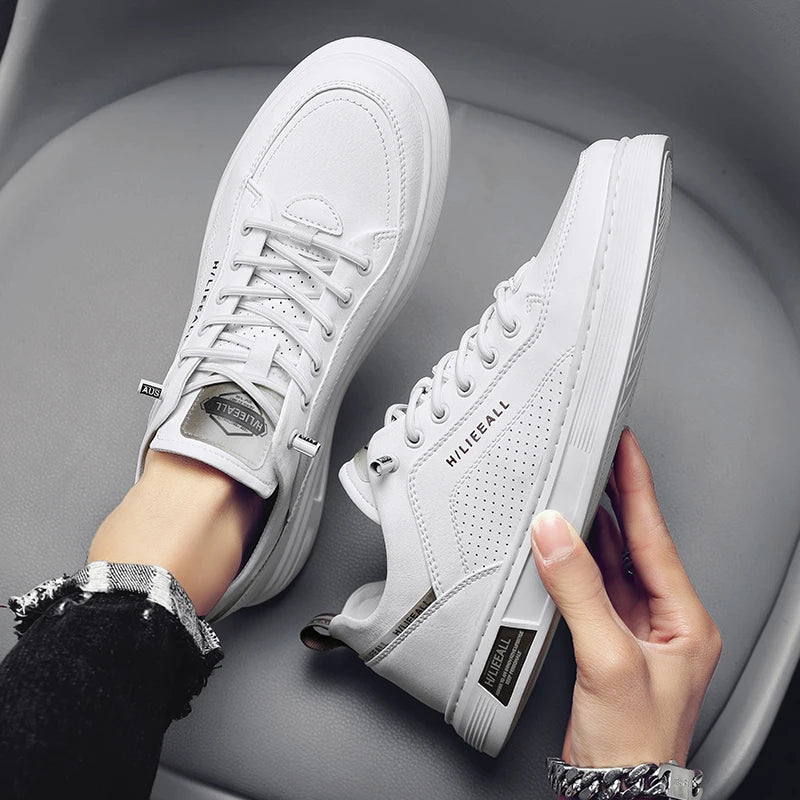 Men's summer breathable leading casual shoes sports flat non-slip waterproof canvas canvas shoes low top lace solid color.