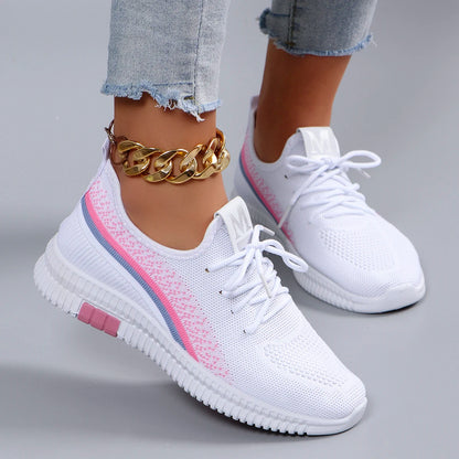 Women's summer breathable mesh flat shoes，women's shoes，casual sneakers shoes, clearance free shipping
