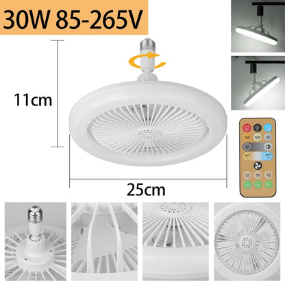 72W Ceiling Fan Ceiling Light 85-265V Ceiling Fans with Light and Remote 3 Colors Dimmable Ceiling Lamps for Living Room Bedroom