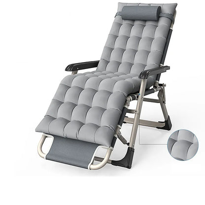 UVR Single Person Office Lunch Lounge Chair Outdoor Camping Foldable Portable Adjustable Backrest Comfortable Lounge Chair