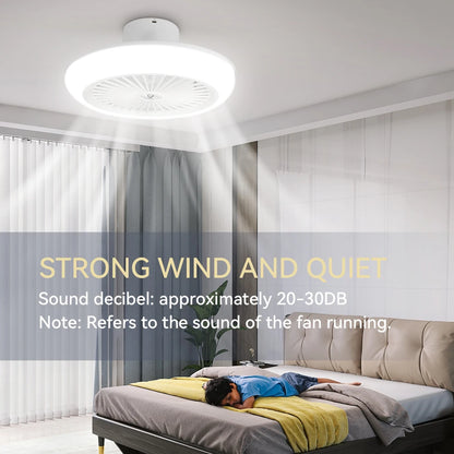 72W Ceiling Fan Ceiling Light 85-265V Ceiling Fans with Light and Remote 3 Colors Dimmable Ceiling Lamps for Living Room Bedroom