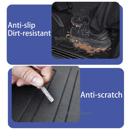 For BYD Song Pro Sealion 5 DM-i SA2 2024~2026 2025 LHD Car TPE Floor Mats Waterproof Carpets Anti-scratch Interior Accessories