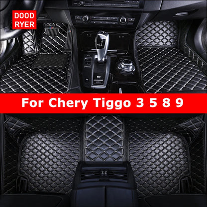 DOODRYER Custom Car Floor Mats For Chery Tiggo 3 5 8 9 Auto Carpets Foot Coche Accessorie