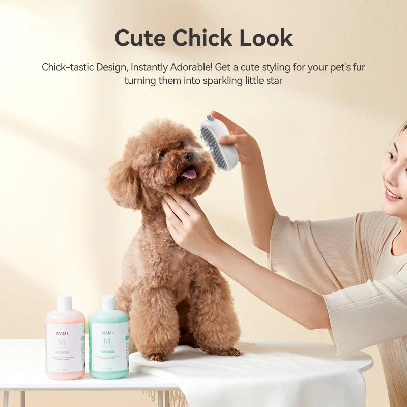 ROJECO Electric Cat Steam Brush Pet Spray Hair Comb Sprayer Cat Hair Brushes for Massage Hair Removal Cat Dog Grooming Supplies