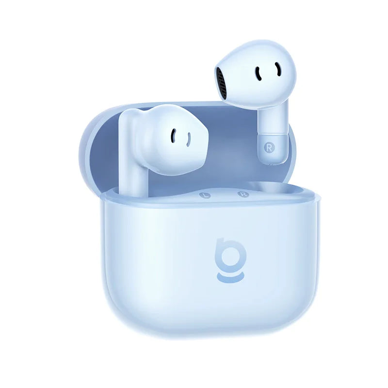 Baseus Bass BS2 Lite True Wireless Earbuds Bluetooth 6.0 Semi-in-Ear Earphones 2-Mic AI ENC 40H Playtime IP55 SuperBass Ear buds