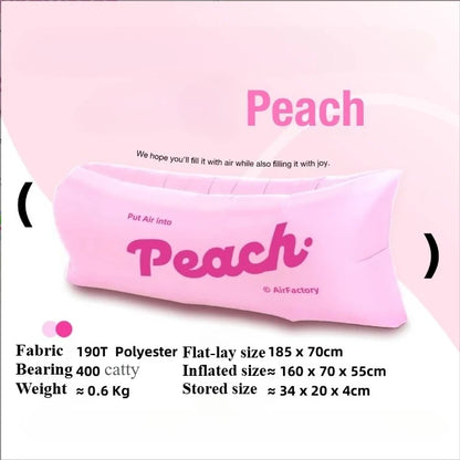 Outdoor Portable Inflatable Sofa Foldable Beach Park Inflatable Bed Grassland Music Festival Camping Supplies Birthday Gift