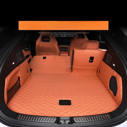 For BYD Sealion 7 2025 2024 Custom Car Boot Mat Rear Trunk Liner Cargo Leather Floor Carpet Tray Protector Accessories Mats
