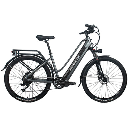 HEDATX 27.5 Inch 2.1 Tire Electric BIkes 48V15.6Ah lithium battery City E Bike Mechanical disc brake Cargo electric bicycle