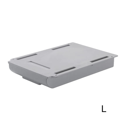 Storage Rack Self Stick Pencil Tray Desk Table Storage Drawer Organizer Box Under Desk Stand Self-Adhesive Under-Drawer Storage
